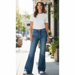 True Religion Dark Blue Flare Jeans